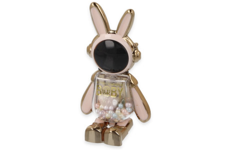 Newface Astro Stand Tavşan Astronot - Pembe
