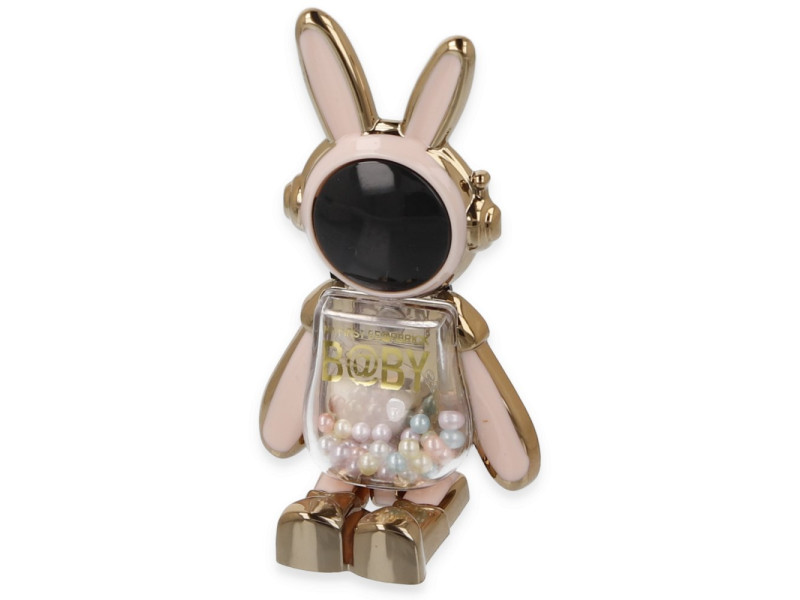 Newface Astro Stand Tavşan Astronot - Pembe