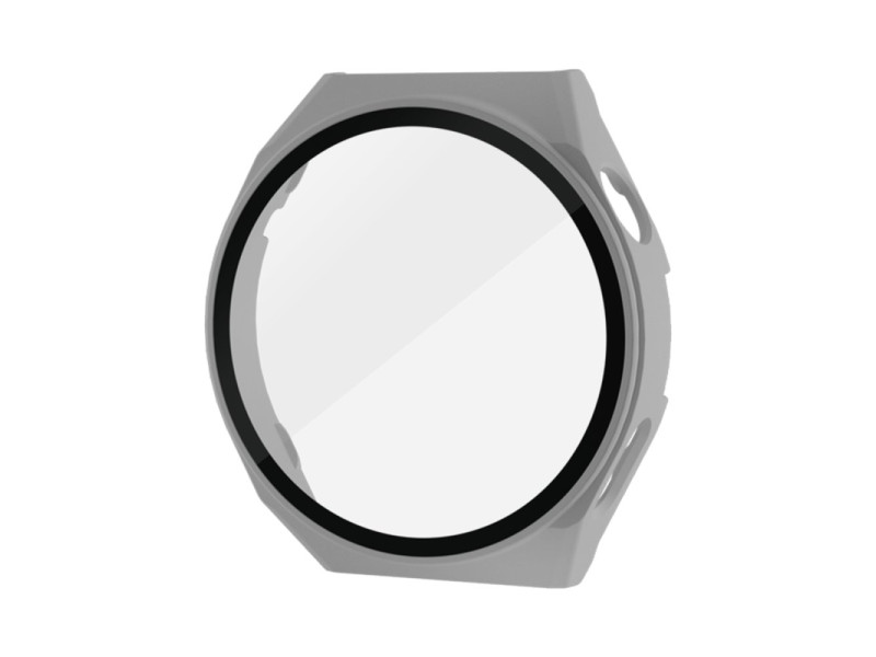 Newface Huawei Watch GT3 Pro 46mm Dota Camlı Kasa Ekran Koruyucu - Uzay Grisi