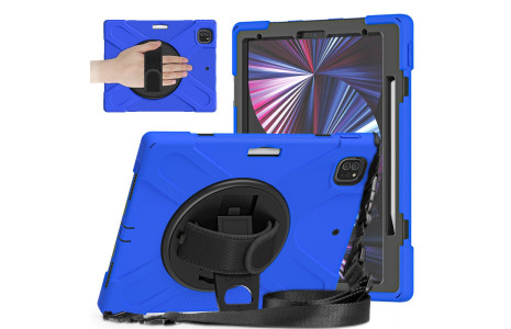 Newface iPad Pro 12.9 (2020) Kılıf Amazing Tablet Kapak - Mavi