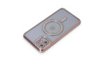 Newface iPhone 11 Kılıf Joke Simli Magneticsafe Kılıf - Pembe