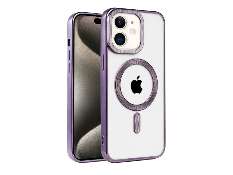 Newface iPhone 11 Kılıf Kronos Magsafe Kapak - Derin Mor