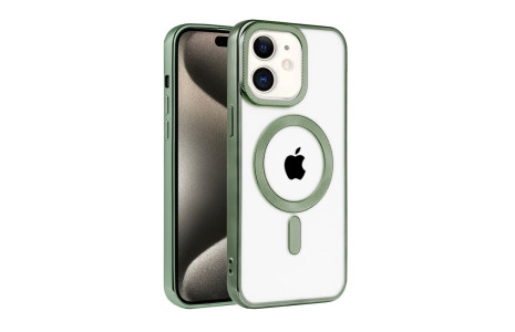 Newface iPhone 11 Kılıf Kronos Magsafe Kapak - Koyu Yeşil