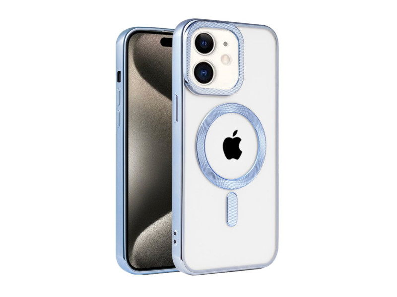Newface iPhone 11 Kılıf Kronos Magsafe Kapak - Sierra Blue