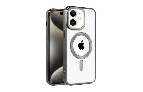 Newface iPhone 11 Kılıf Kronos Magsafe Kapak - Siyah