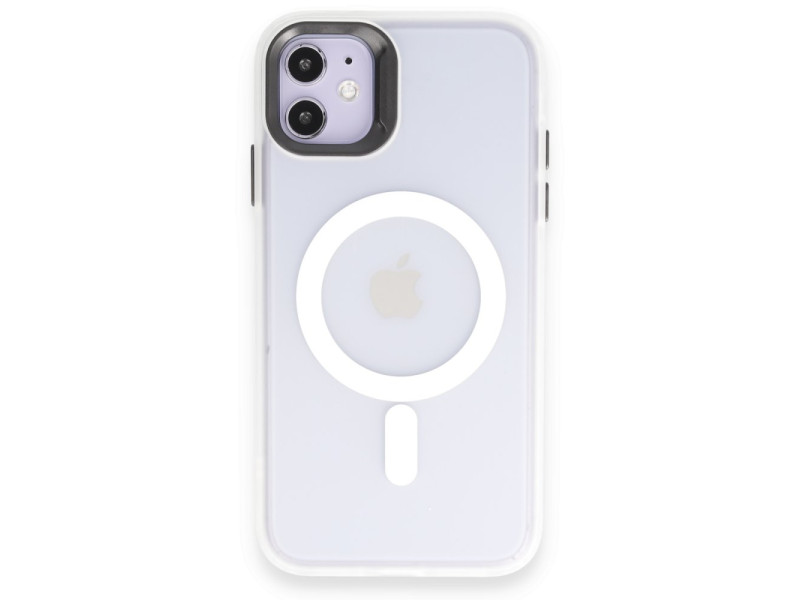 Joko iPhone 11 Kılıf Mateks Magsafe Kapak - Beyaz