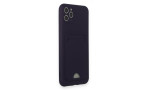Newface iPhone 11 Pro Max Kılıf Kelvin Kartvizitli Silikon - Derin Mor