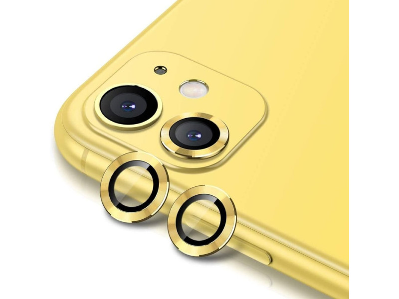 Newface iPhone 11 Valdez Metal Kamera Lens - Gold