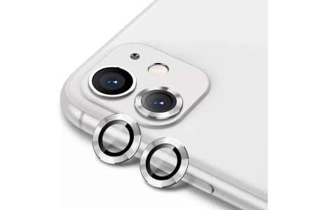 Newface iPhone 11 Valdez Metal Kamera Lens - Gümüş