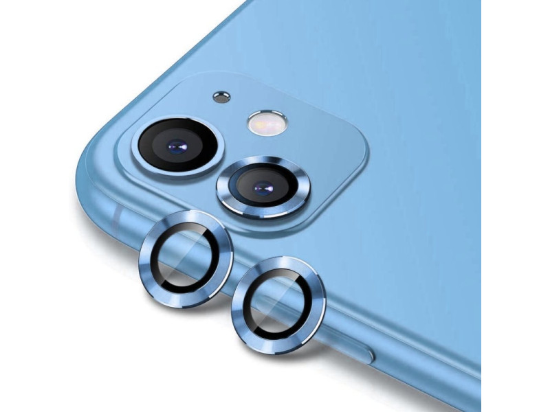 Newface iPhone 11 Valdez Metal Kamera Lens - Sierra Blue