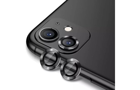 Newface iPhone 11 Valdez Metal Kamera Lens - Siyah