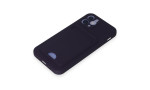 Newface iPhone 12 Kılıf Kelvin Kartvizitli Silikon - Derin Mor