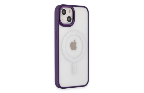 Newface iPhone 13 Kılıf Room Magneticsafe Silikon - Derin Mor