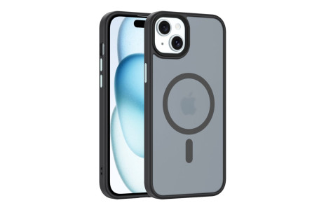 Newface iPhone 13 Kılıf Trex Magneticsafe Kapak - Siyah