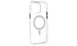 Newface iPhone 13 Pro Max Kılıf Tron Şeffaf Magsafe Kapak - Şeffaf