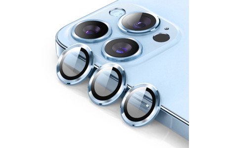 Newface iPhone 13 Pro Valdez Metal Kamera Lens - Sierra Blue