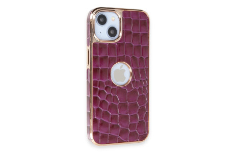 Newface iPhone 14 Kılıf Snake Kapak - Derin Mor