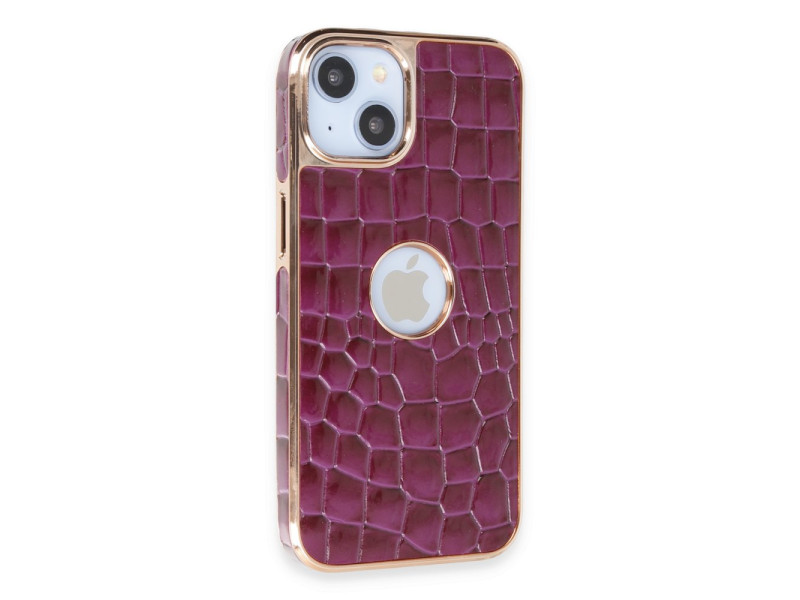 Newface iPhone 14 Kılıf Snake Kapak - Derin Mor