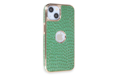 Newface iPhone 14 Kılıf Snake Kapak - Koyu Yeşil