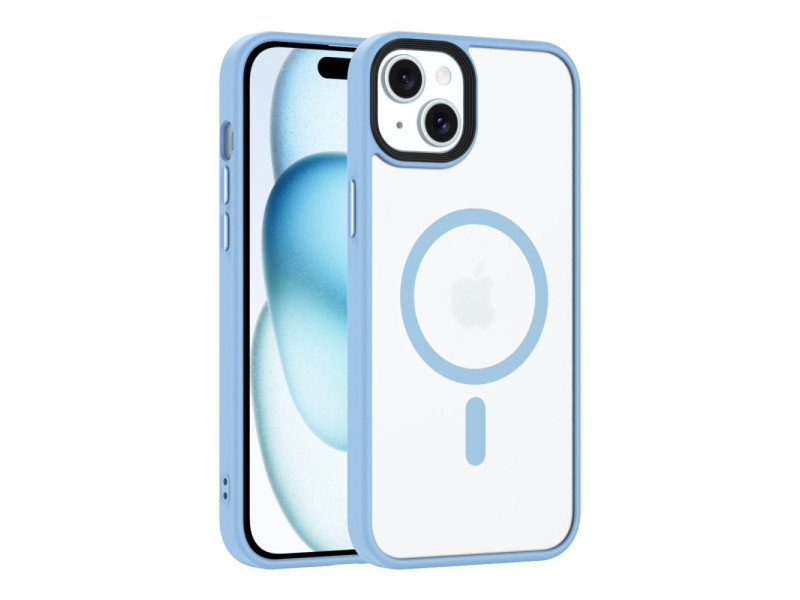 Newface iPhone 14 Kılıf Trex Magneticsafe Kapak - Sierra Blue
