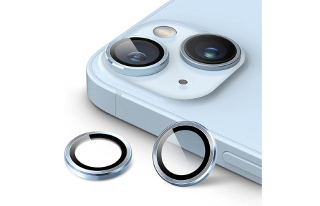 Newface iPhone 14 Plus Valdez Metal Kamera Lens - Sierra Blue