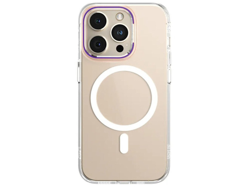 Newface iPhone 14 Pro Kılıf Blueo Anti Drop Magsafe Kapak - Derin Mor