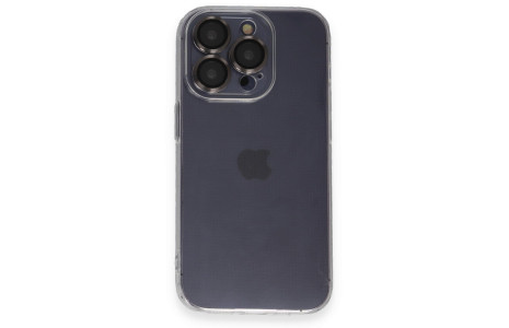 Newface iPhone 14 Pro Kılıf Luko Lens Silikon - Şeffaf