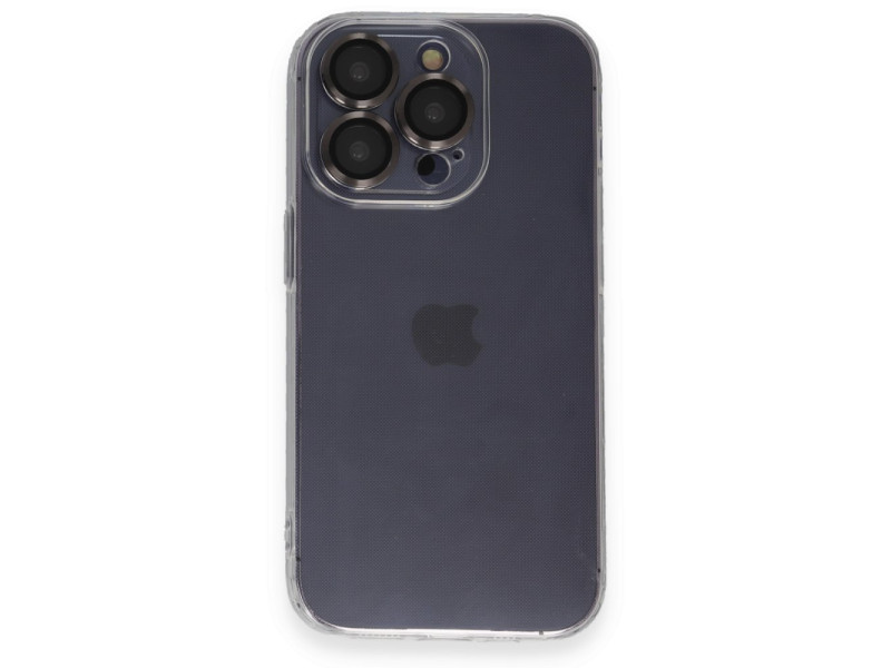 Newface iPhone 14 Pro Kılıf Luko Lens Silikon - Şeffaf