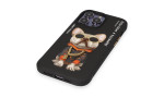 Newface iPhone 14 Pro Kılıf Nimmy Glass Desenli Kapak - Siyah - 2
