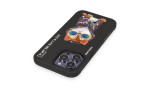 Newface iPhone 14 Pro Kılıf Nimmy Glass Desenli Kapak - Siyah