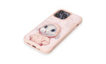 Newface iPhone 14 Pro Kılıf Nimmy Nakış Desenli Kapak - Pembe