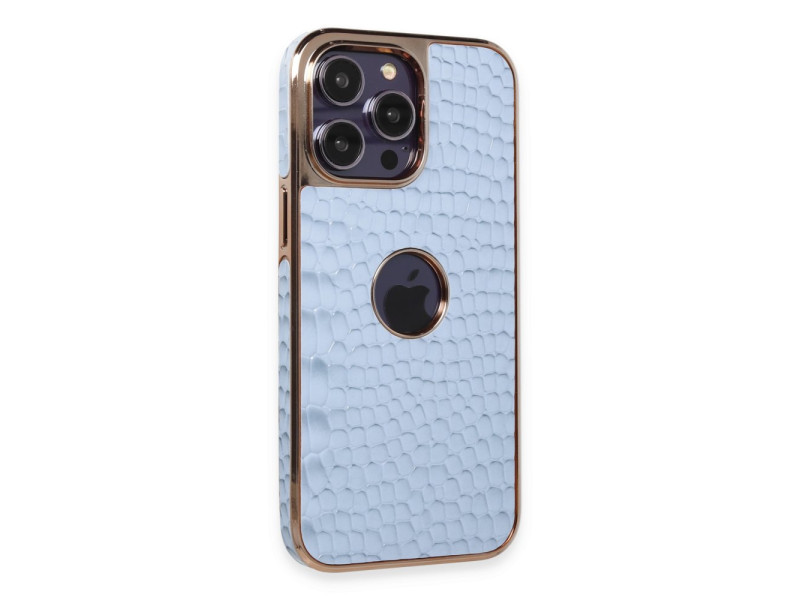 Newface iPhone 14 Pro Kılıf Snake Kapak - Sierra Blue