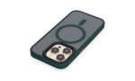 Newface iPhone 14 Pro Kılıf Trex Magneticsafe Kapak - Koyu Yeşil
