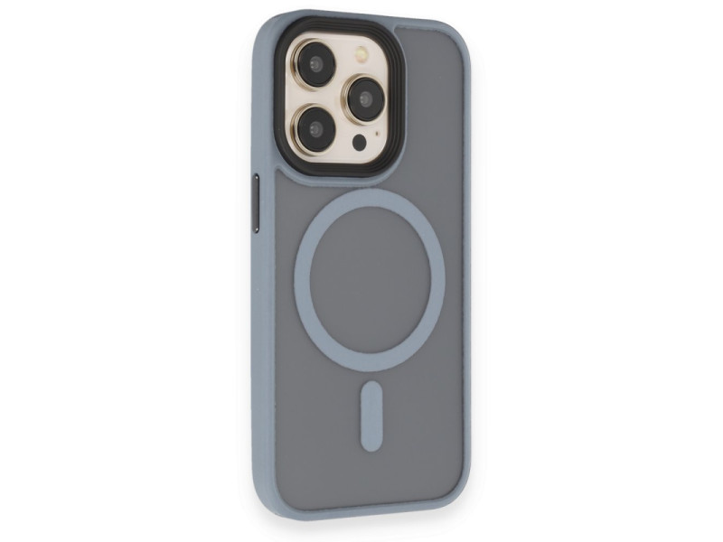 Newface iPhone 14 Pro Kılıf Trex Magneticsafe Kapak - Sierra Blue