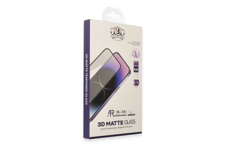 Newface iPhone 14 Pro Max Bilvis 3D Mat Cam Ekran Koruyucu