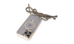 Newface iPhone 14 Pro Max Kılıf Divo Lazer Askılı Magsafe Kapak - Gold