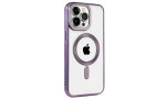 Newface iPhone 14 Pro Max Kılıf Kronos Magsafe Kapak - Derin Mor
