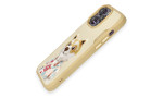 Newface iPhone 14 Pro Max Kılıf Nimmy Nakış Desenli Kapak - Gold
