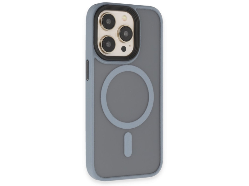 Newface iPhone 14 Pro Max Kılıf Trex Magneticsafe Kapak - Sierra Blue