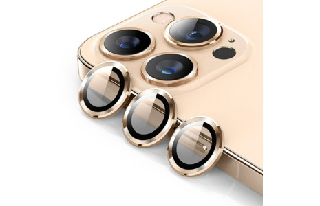 Newface iPhone 14 Pro Max Kuzoom Metal Kamera Lens - Gold