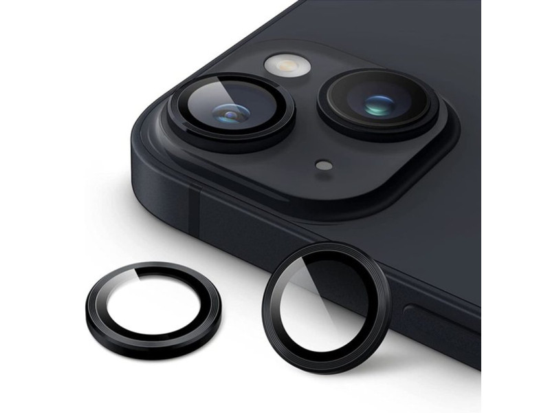 Newface iPhone 14 Valdez Metal Kamera Lens - Siyah