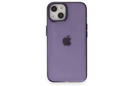 Newface iPhone 15 Kılıf Anka PC Magneticsafe Sert Metal Kapak - Mor