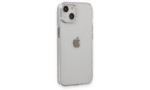 Newface iPhone 15 Kılıf Anka PC Magneticsafe Sert Metal Kapak - Şeffaf
