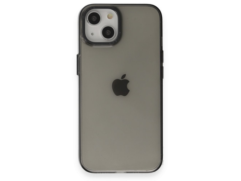 Newface iPhone 15 Kılıf Anka PC Magneticsafe Sert Metal Kapak - Siyah