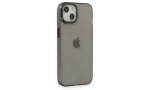 Newface iPhone 15 Kılıf Anka PC Magneticsafe Sert Metal Kapak - Siyah