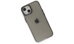 Newface iPhone 15 Kılıf Anka PC Magneticsafe Sert Metal Kapak - Siyah
