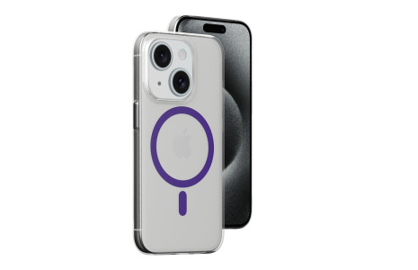 Joko iPhone 15 Kılıf Bubble Magsafe Kapak - Mor