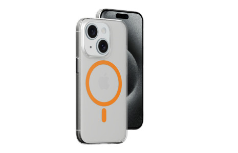 Joko iPhone 15 Kılıf Bubble Magsafe Kapak - Turuncu
