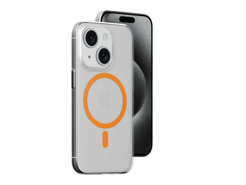 Joko iPhone 15 Kılıf Bubble Magsafe Kapak - Turuncu