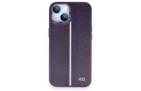 HDD iPhone 15 Kılıf HBC-155 Lizbon Kapak - Derin Mor
